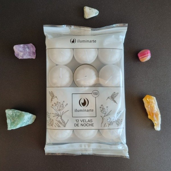 Producto - Velas de Noche Blanca x 12 Unidades