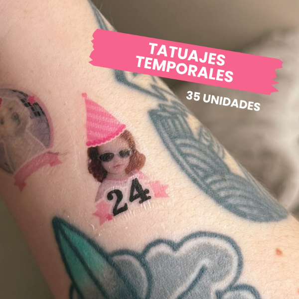 Producto - Tatuajes temporales (35 unidades) - 0