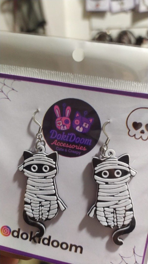 Producto - aros af1 dokidoom gato momia