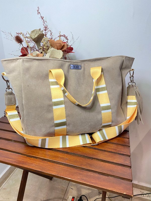 Producto - Bolso Moscu Gamuzon Beige
