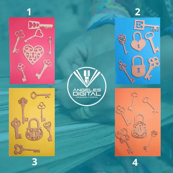 Producto - Apliques Llaves Vintage X27 Unidades