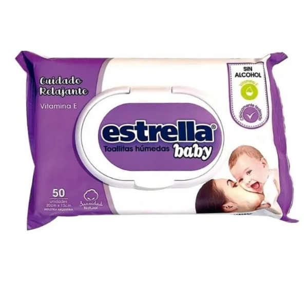 Producto - Toallitas humedas estrella baby lila