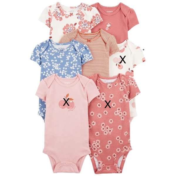 Producto - Pack carter's 4 Bodys Adorable