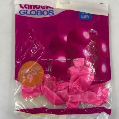 Producto - Globo Perlado 9" x50 Unidades ROSA CANDELA