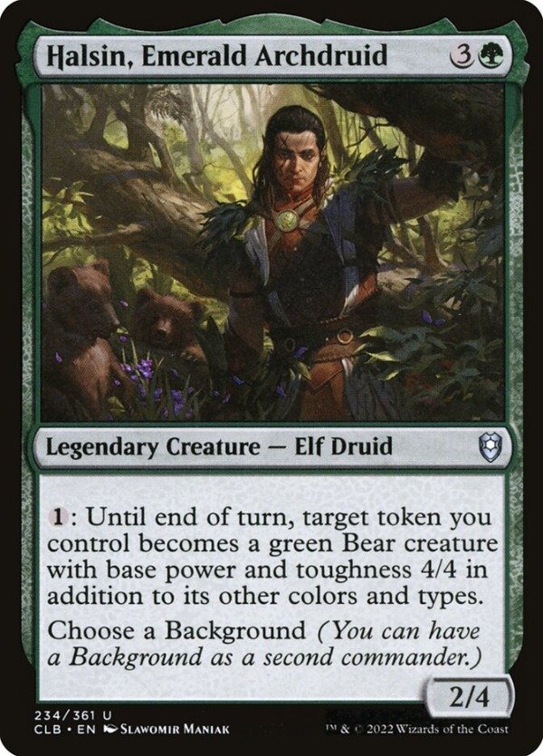 Producto - Halsin, Emerald Archdruid #234  Commander Legends: Battle for Baldur's Gate