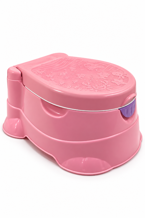 Producto - Pelela infantil rosa con asiento reductor - 0