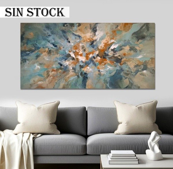 Producto - Cuadros abstractos - Amanecer - 120x60cm