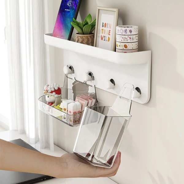 Producto - Estante organizador  autoadhesivo +2 soportes