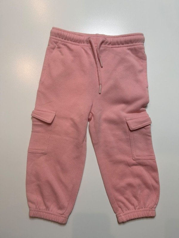 Producto - Pantalón jogger cargo rosa marca CHK - 1