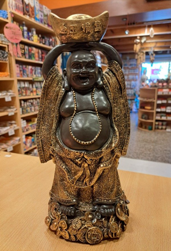 Producto - Buda Abundancia parado con lingote
