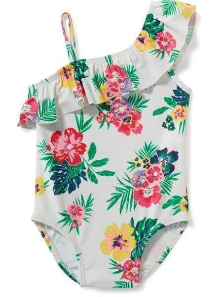 Producto - Malla Niña Old Navy Flores