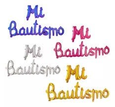 Producto - banderin globo bautismo