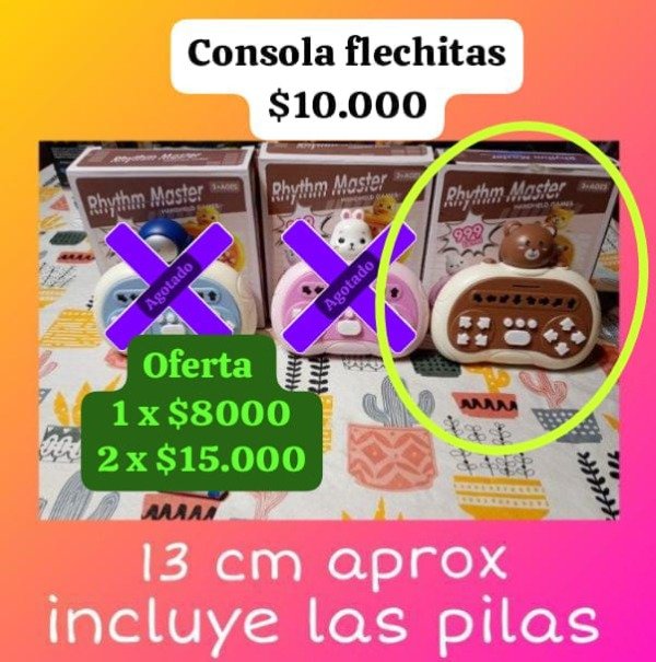 Producto - Consola flechita (disponible OSITO) X2