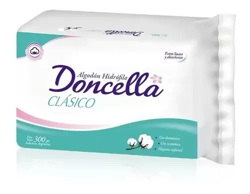 Producto - Algodón Hidrófilo Doncella Clásico X 300 Grs
