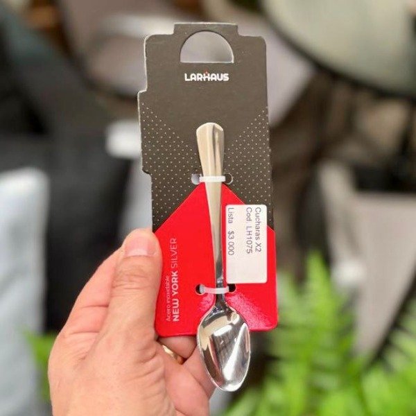 Producto - Set X2 Cuchara Cafe Acero 12CM LH1075