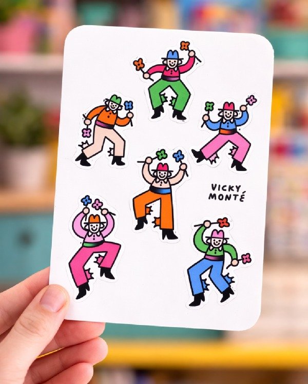 Producto - Stickers Bailarines