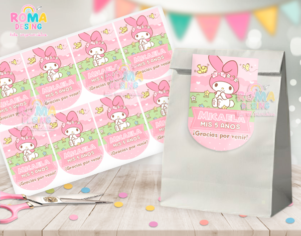 Producto - Etiquetas bolsita My Melody