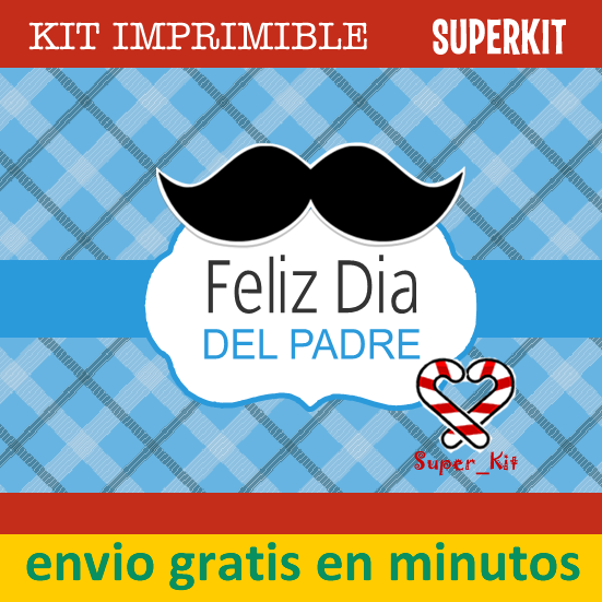 Producto - Kit Imprimible Dia del Padre ideal desayuno Editable