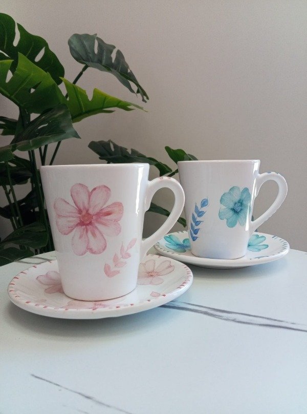 Producto - Set flor taza c/ platito