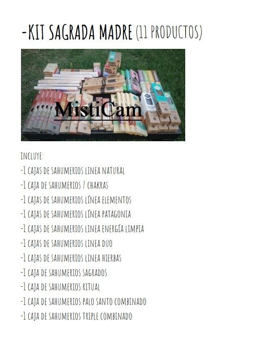 Producto - Kit Sagrada Madre 1