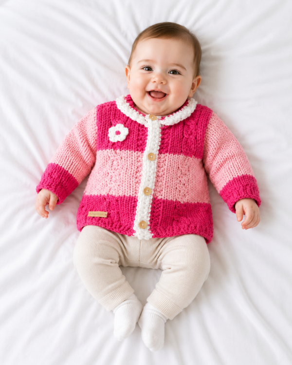 Producto - Saquito rosita 6-9 meses