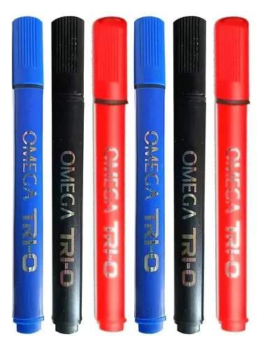 Producto - Marcador al Agua Omega Trio Punta Redonda - 2