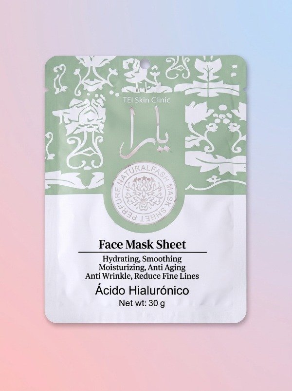 Producto - Mascarilla Facial Árabe con Ácido Hialurónico - Verde Menta - 0