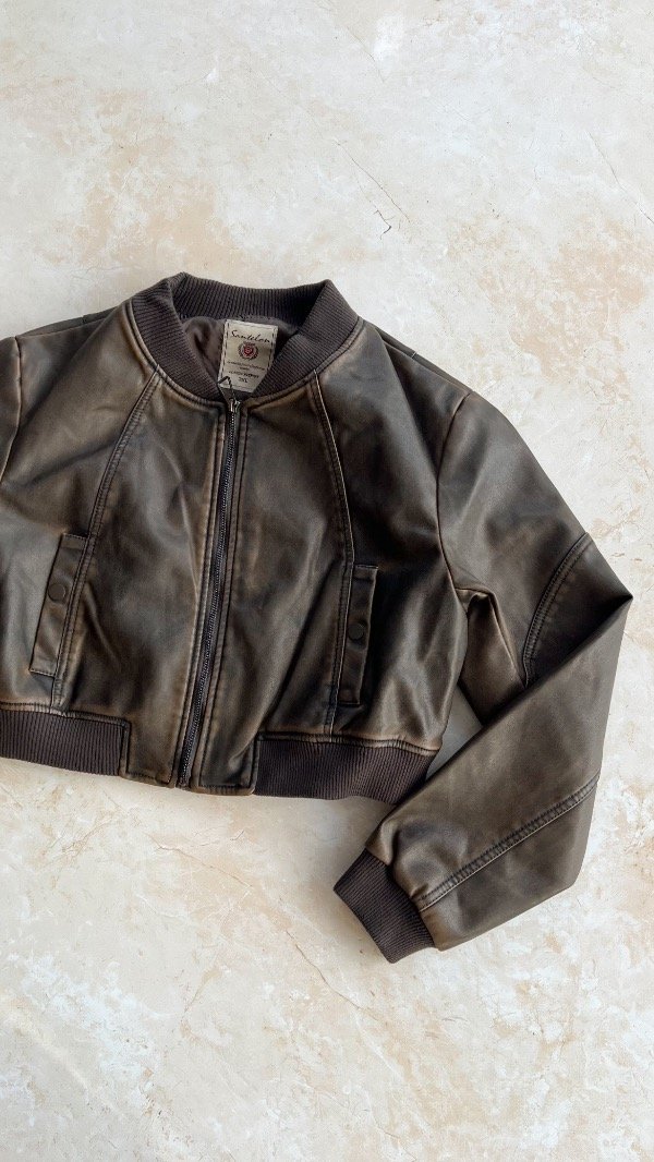 Producto - Campera SAND CHOCOLATE CROP