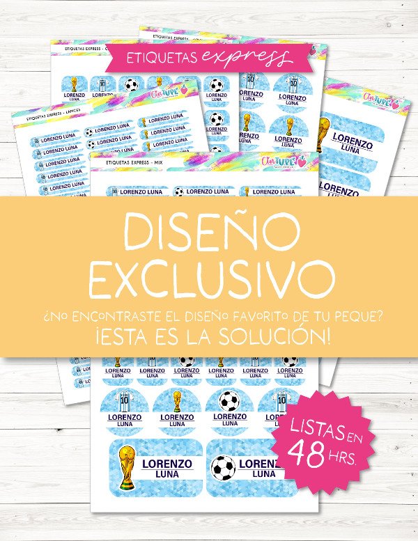 Producto - Etiquetas EXPRESS - Diseño EXCLUSIVO!