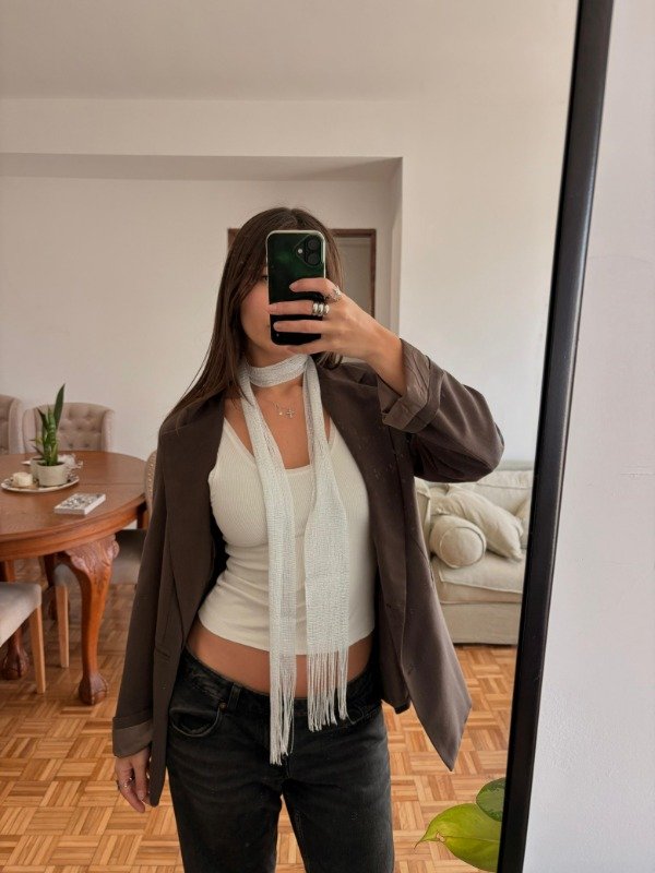 Producto - mini scarf blanca - 0