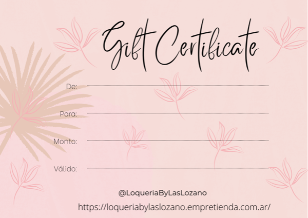 Producto - Gift Card - 3