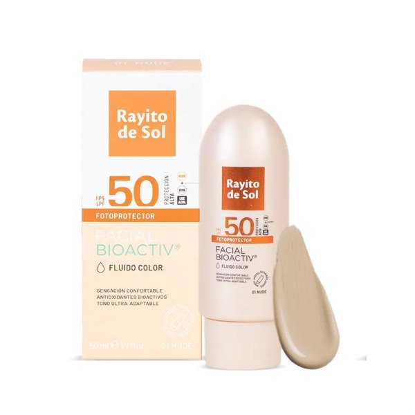 Producto - Fotoprotector Facial Fluido Color Nude (tono 1) 50 g