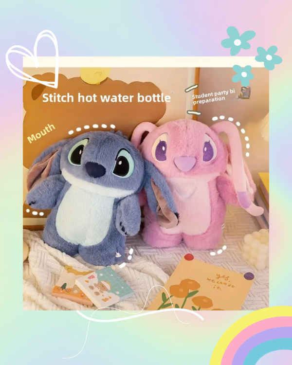 Producto - Bolsita de Agua Peluche Stitch y Angela