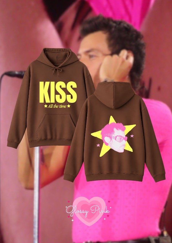 Producto - Canguro marrón Kiss All The Time HS - DTF