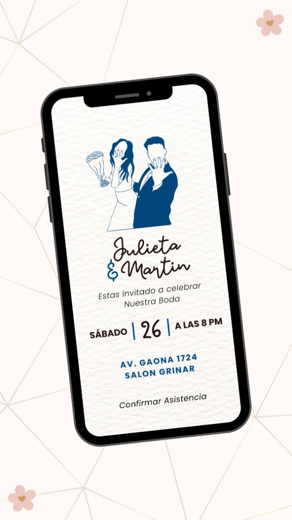 Producto - Invitacion Digital Casamiento