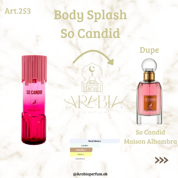 Producto - Body So Candid Mist 250ml Maison Alhambra - 1