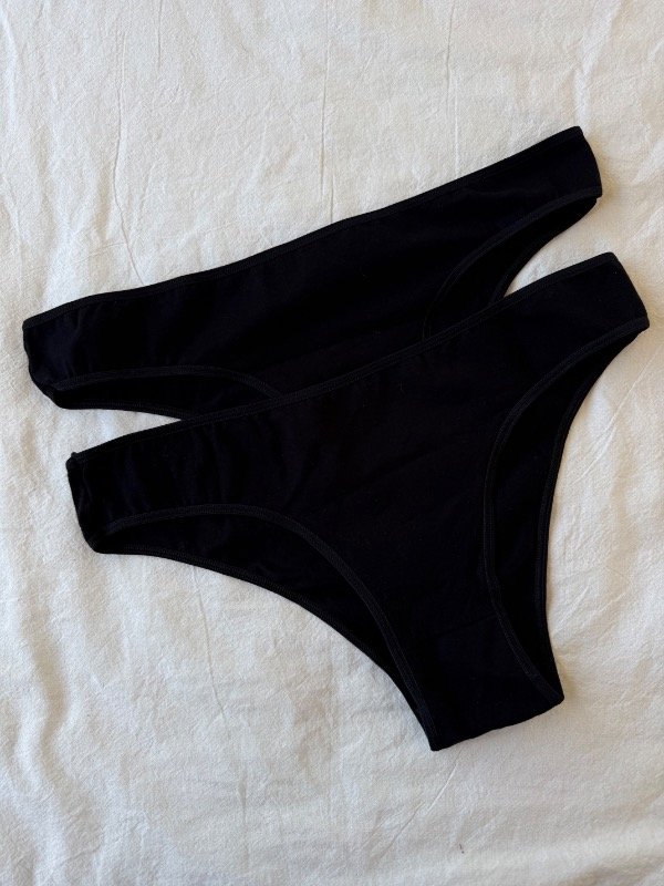 Producto - PACK X2 VEDETTINA ALGODÓN MAX NEGRAS