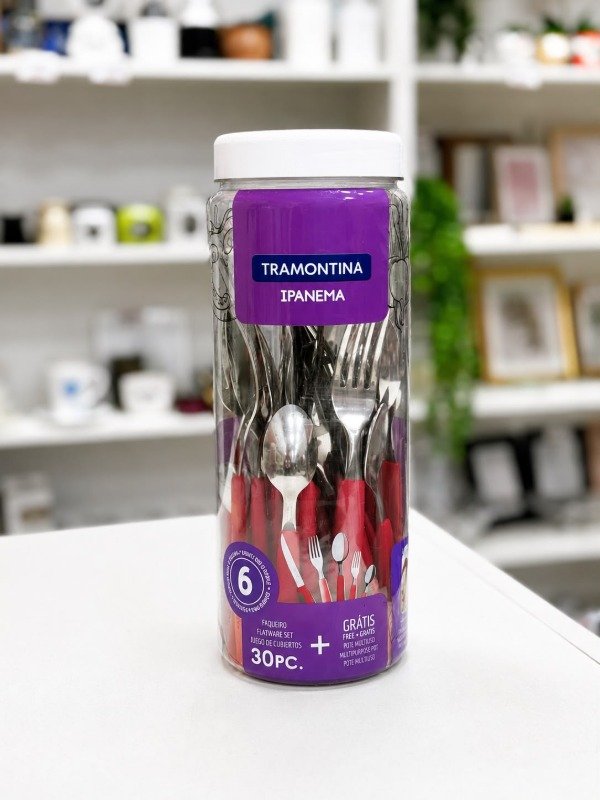 Producto - Juego De Cubiertos Tramontina 30 Piezas - 1