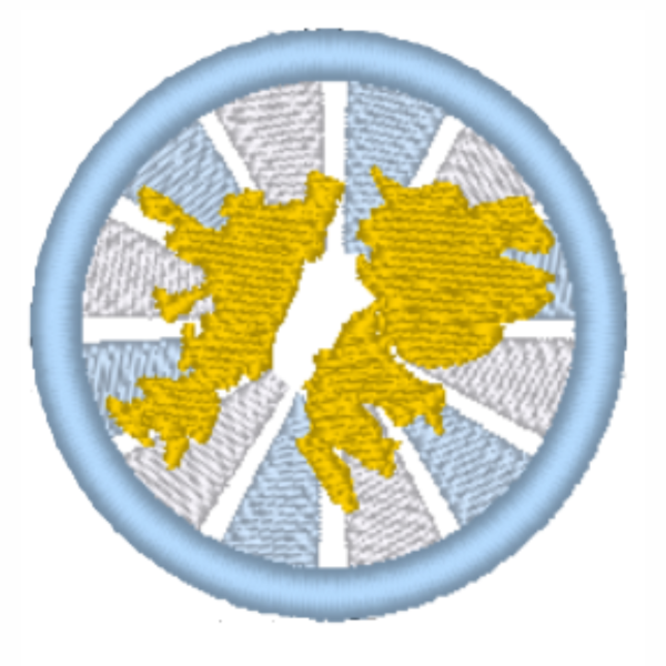 Producto - Matriz de Bordado - Escarapelas 2026 - " Malvinas con Rayas" - 2