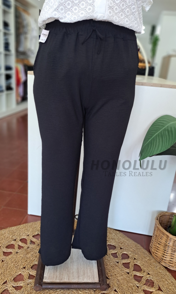 Producto - Pantalón de Creppe Negro - 2