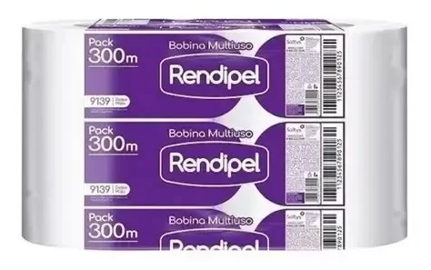 Producto - Bobina de toalla d/h 150 mts c/u Rendipel pack x 2