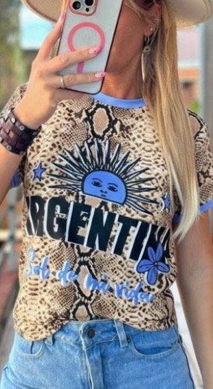 Producto - Remera Arg Reptil