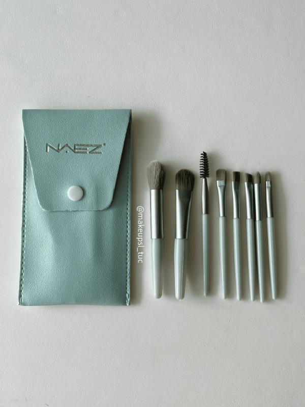 Producto - Set brochas para maquillaje con estuche x8