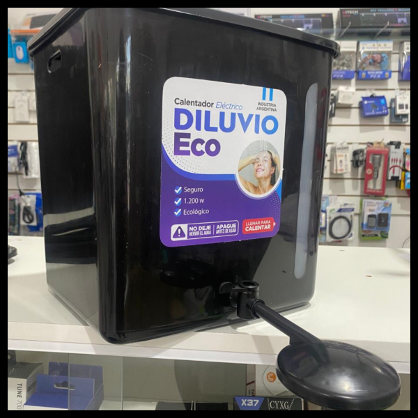 Producto - CALEFON PLASTICO DILUVIO ECO BLANCK RE-SIST