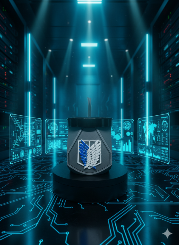 Producto - Mate logo de attack on titan