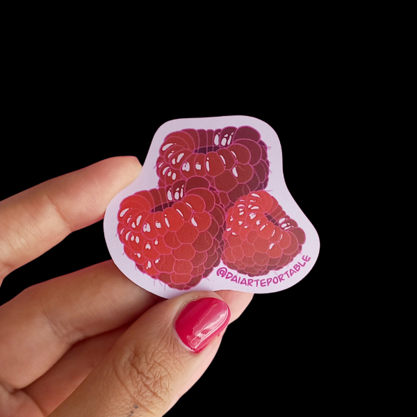 Producto - Sticker Frambuesas