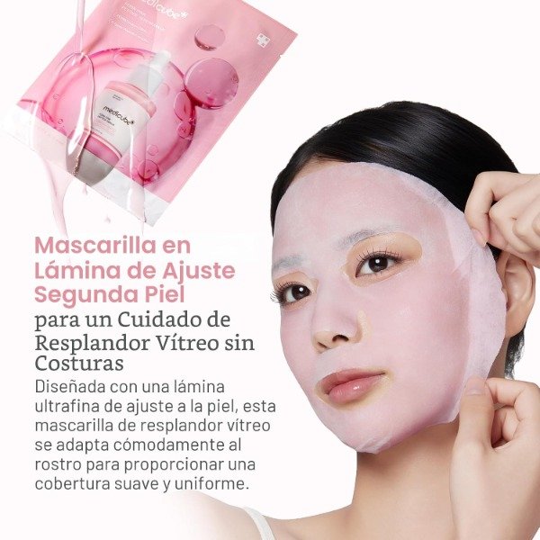 Producto - medicube PDRN Pink Peptide Mask 6un - 4