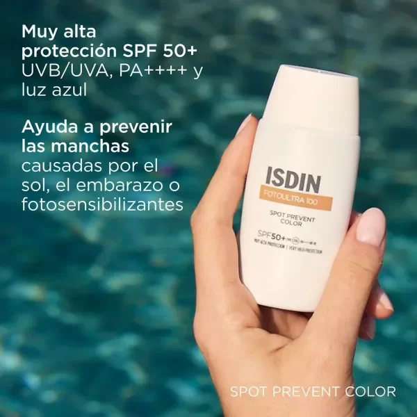Producto - isdin Fotoprotector ultra spot prevent color spf 50+ 50ml - 2