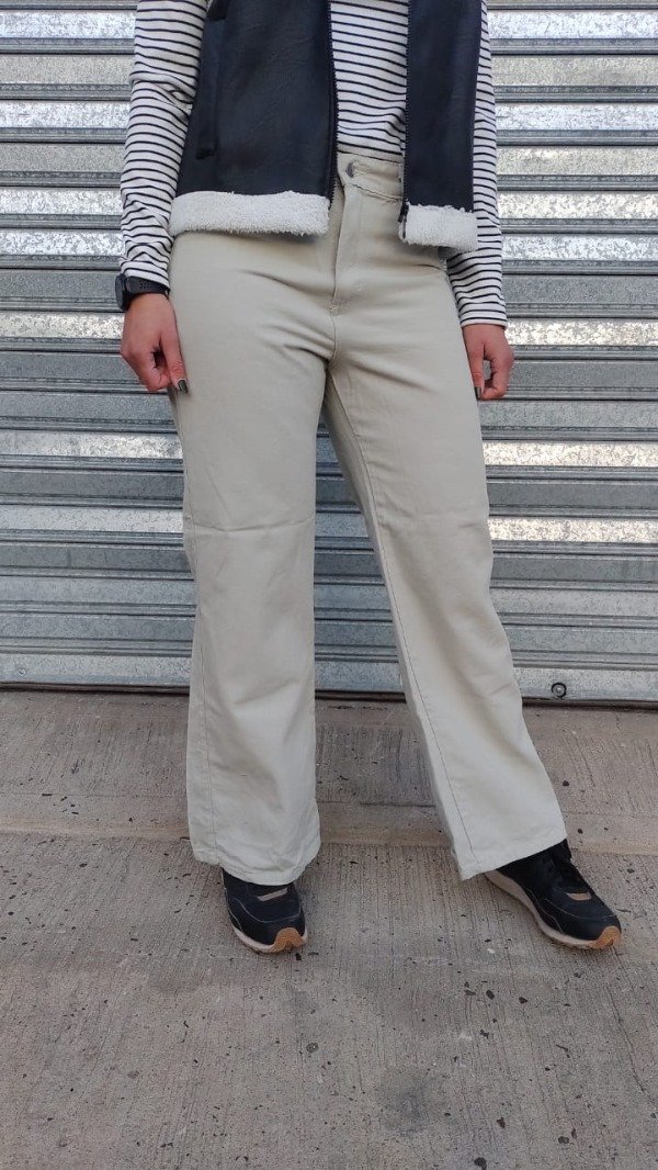 Producto - Jean WIDE LEG Beige