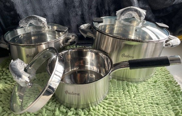Producto - Batería acero inoxidable triple fondo 6pzs - 1